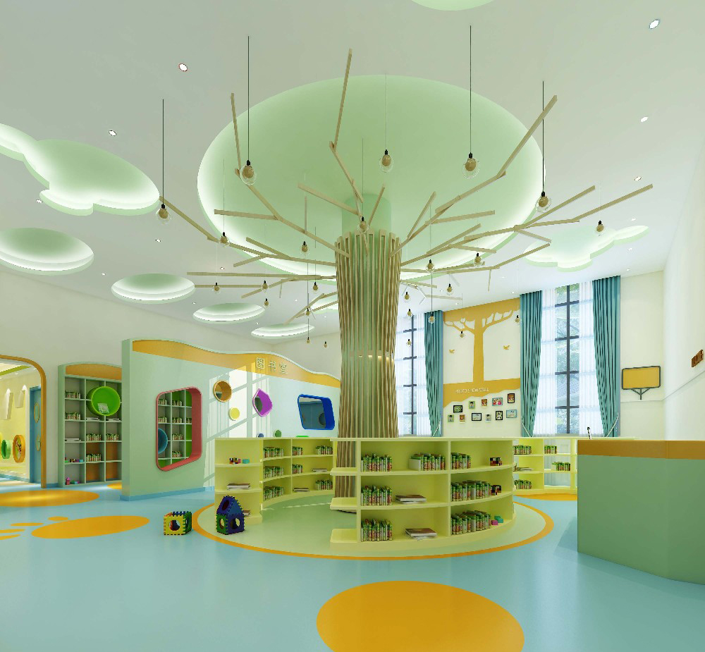 青色草地早教園