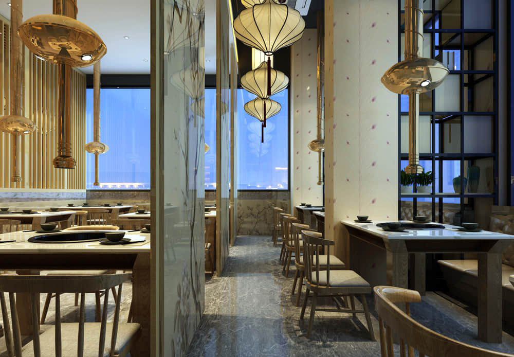 熱氣上騰日式料理店