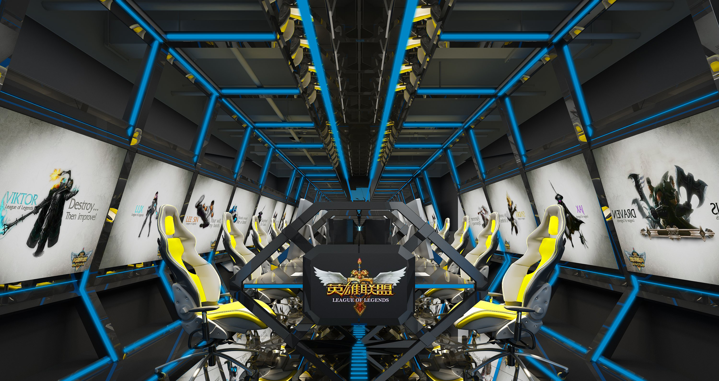 南京網(wǎng)咖設計公司 網(wǎng)咖裝修設計需要營造什么特