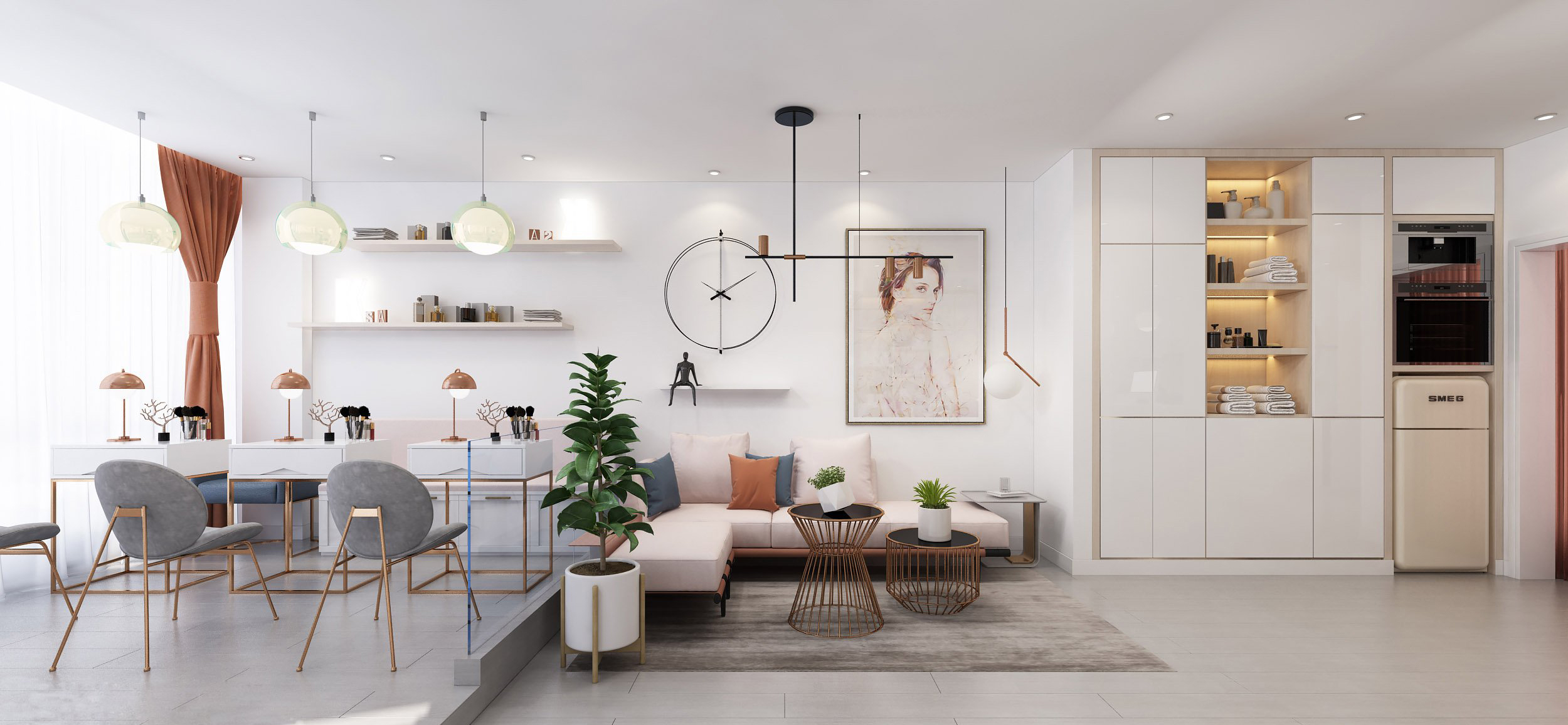 南京化妝品專賣店裝修設計 化妝品店如何裝修設