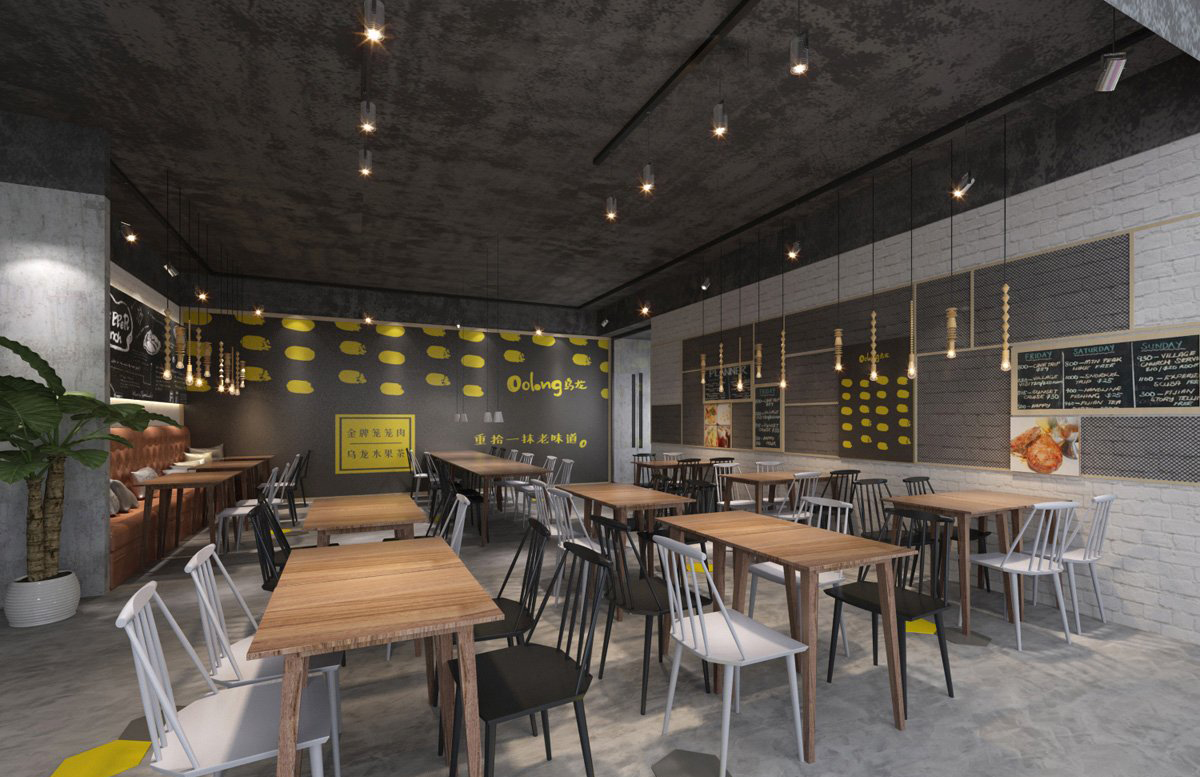 南京快餐店設(shè)計公司 什么是快餐廳裝修設(shè)計要堅