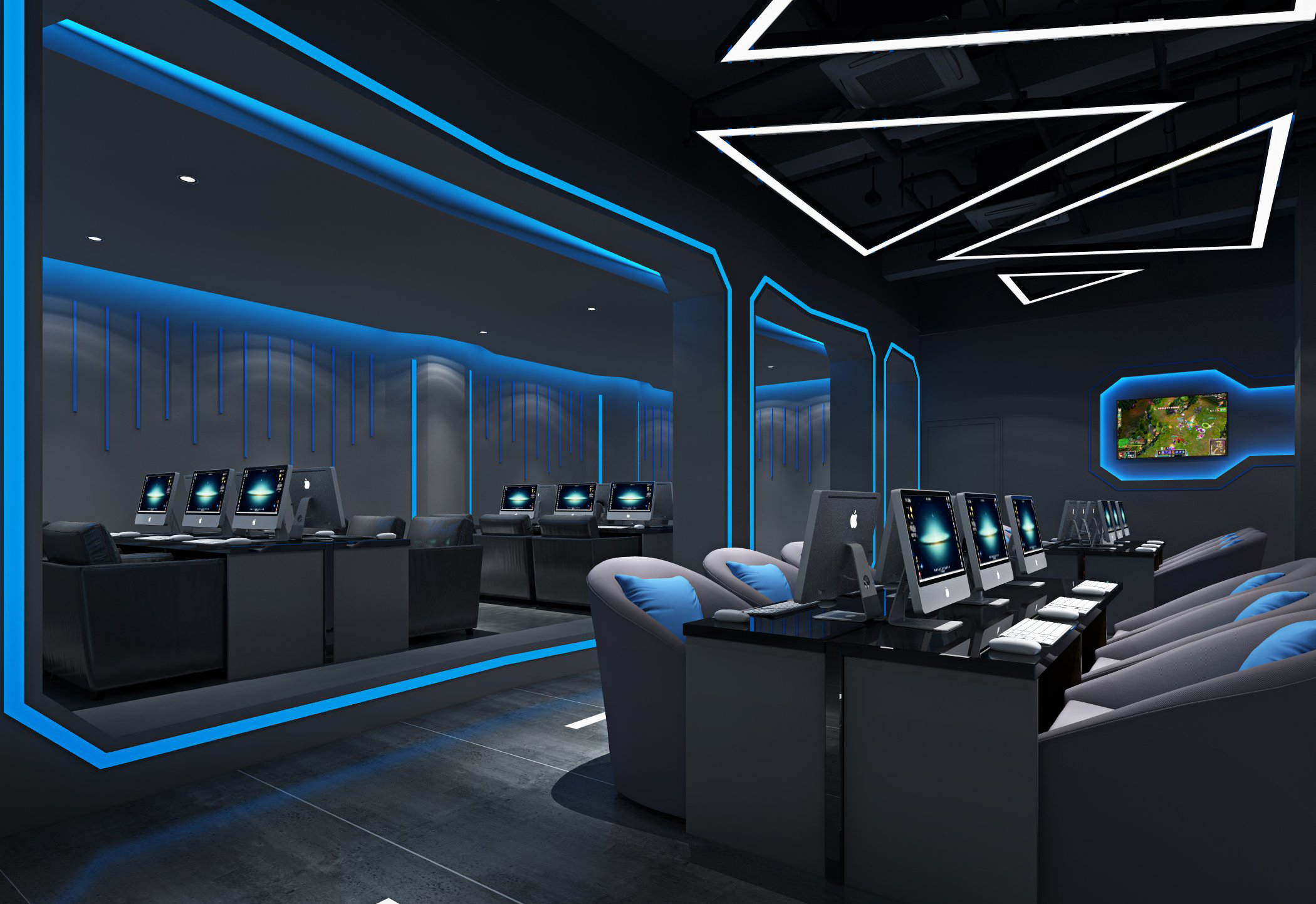 南京網吧裝修如何裝修省錢