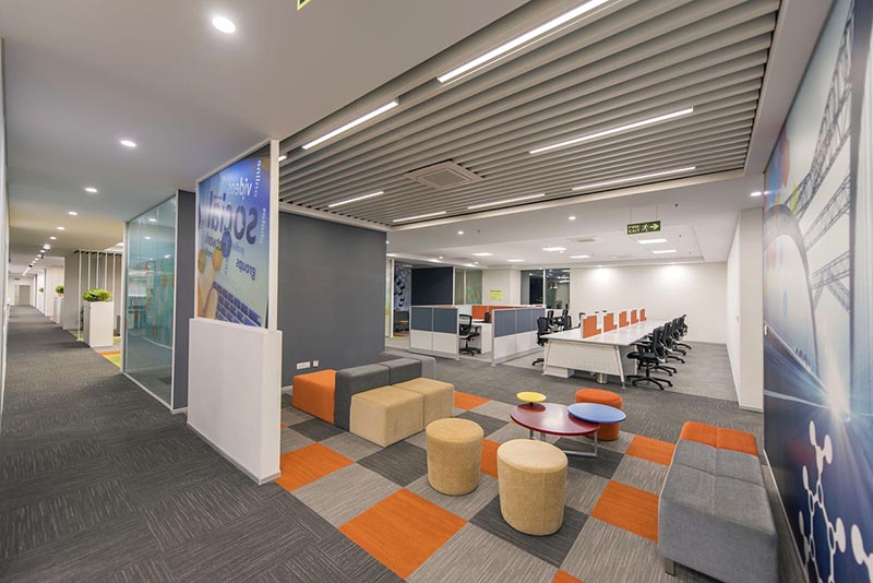 2600平開放辦公室裝修